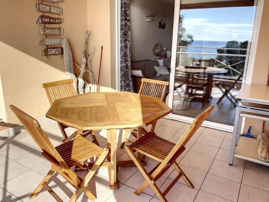 אז'אקסיו F2 Vue Mer Dans Residence Avec Piscine מראה חיצוני תמונה