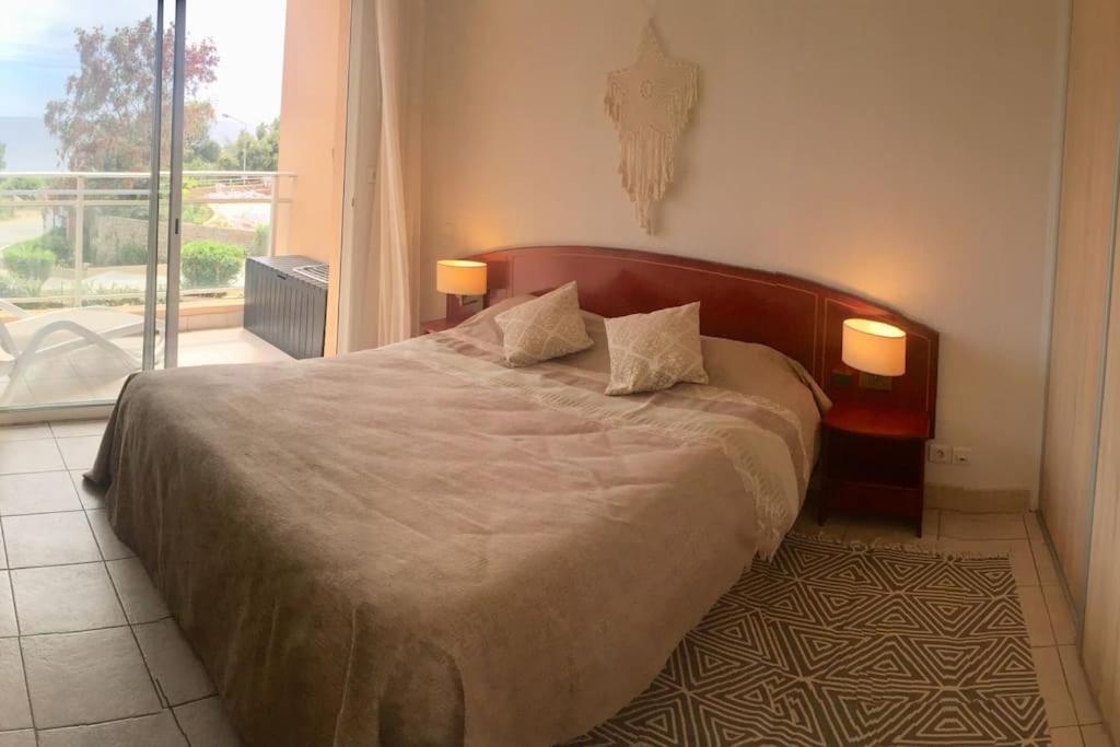 אז'אקסיו F2 Vue Mer Dans Residence Avec Piscine מראה חיצוני תמונה